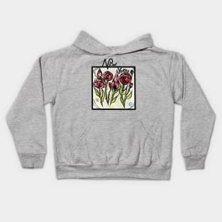 New York Rose Scape Kids Hoodie